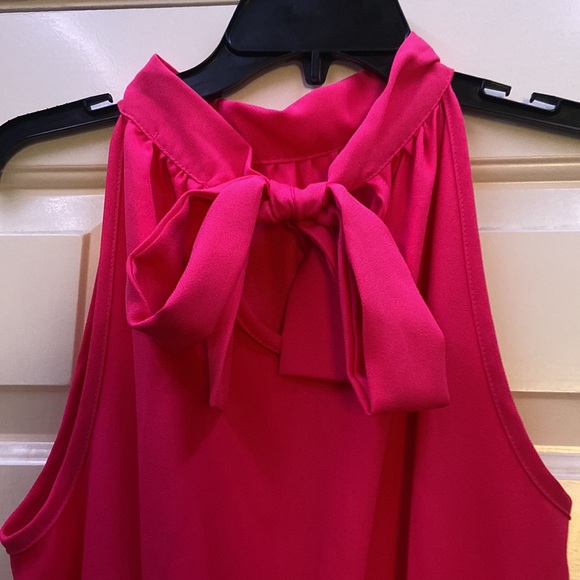 HOT PINK! Bow tie dress - Picture 2 of 2